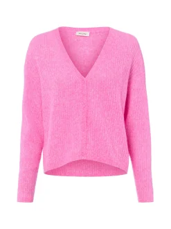 american vintage Damen Woll-Strickjacke in rosa