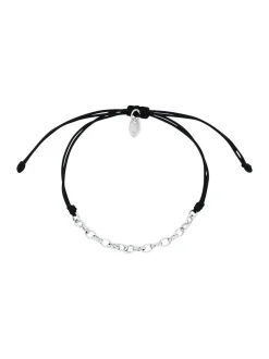 amor Damen Charmarmband in schwarz