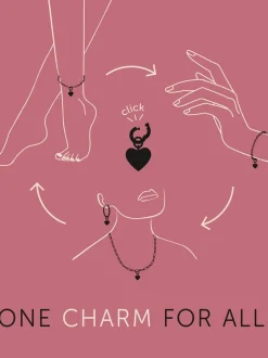 amor Damen Charm in lila
