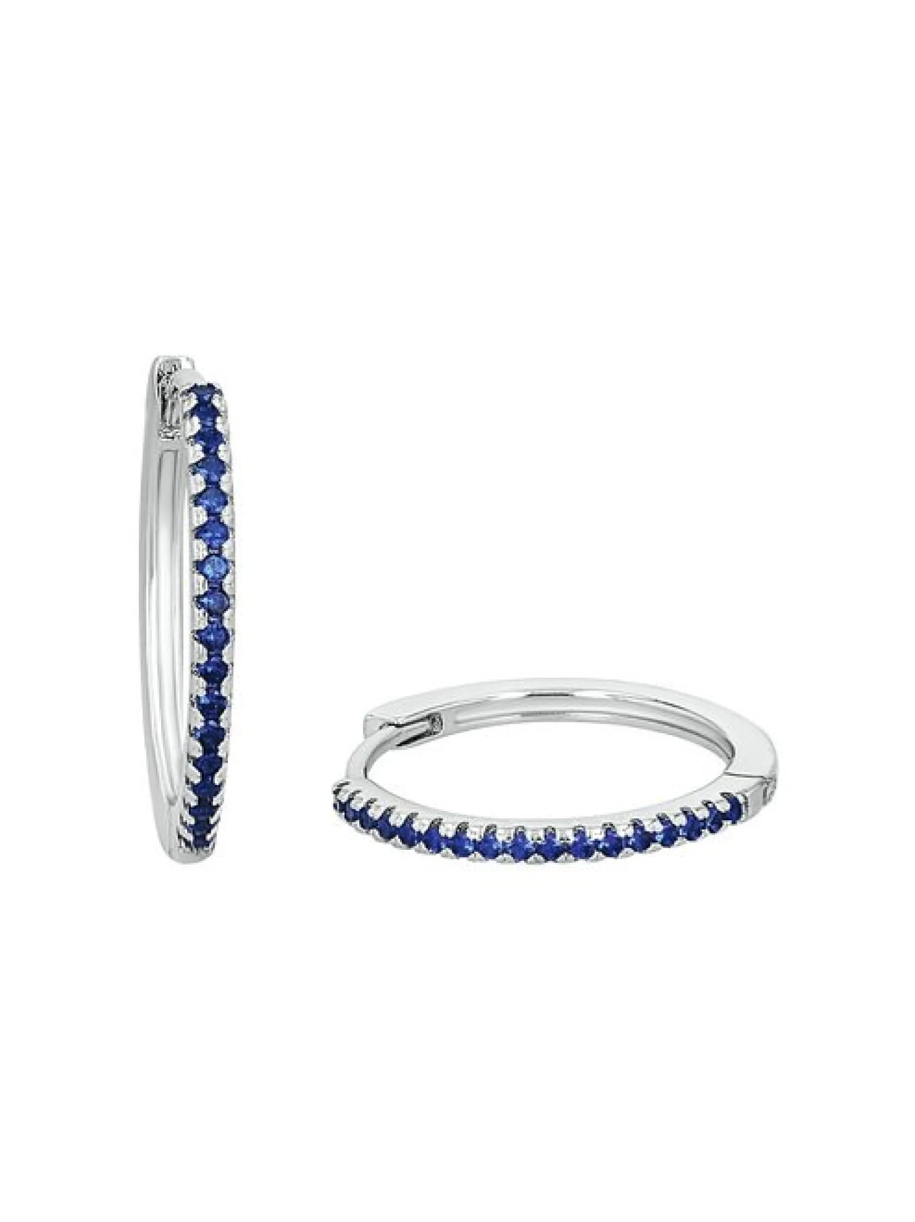 amor Damen Creolen in blau