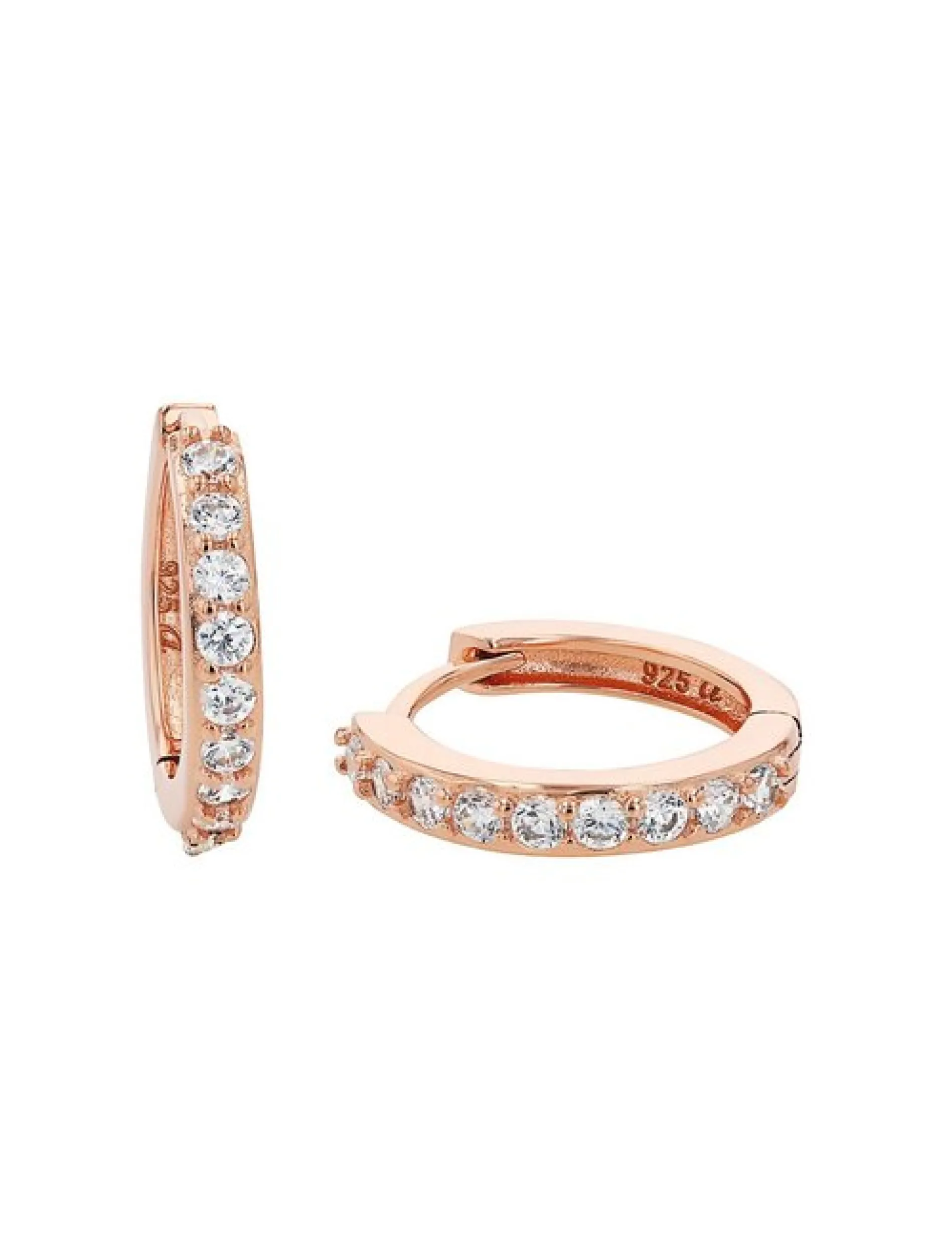 amor Damen Creolen in roségold