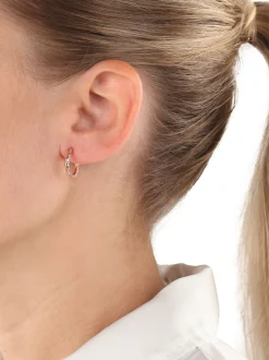 amor Damen Creolen in roségold