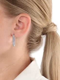 amor Damen Creolen in silber