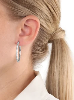 amor Damen Creolen in silber
