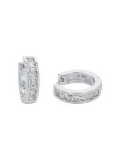 amor Damen Creolen in silber