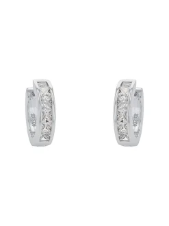 amor Damen Creolen in silber