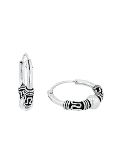 amor Damen Creolen in silber
