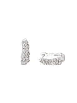 amor Damen Creolen in silber