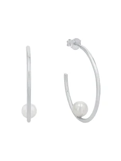 amor Damen Creolen in silber
