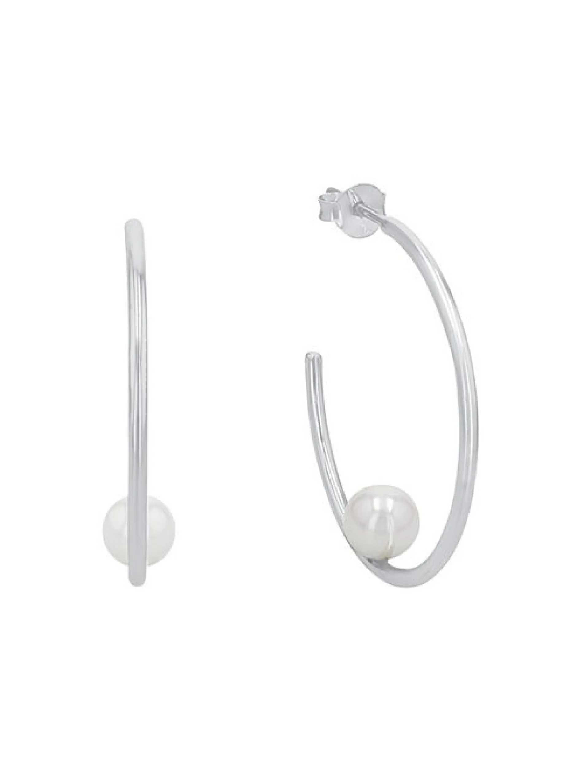 amor Damen Creolen in silber