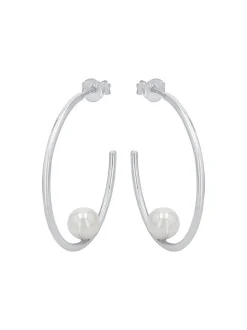 amor Damen Creolen in silber