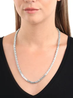 amor Damen, Herren Halskette in silber