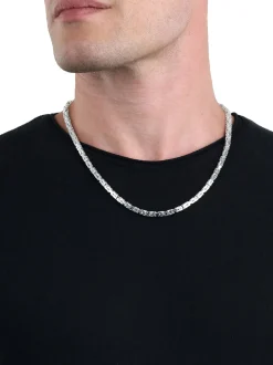 amor Damen, Herren Halskette in silber
