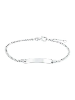 amor Damen Identarmband in silber