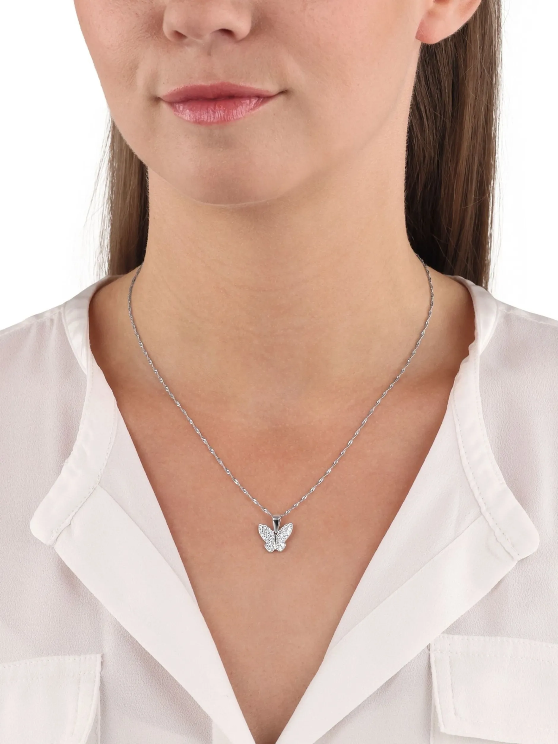 amor Damen Kette mit Anhänger in silber