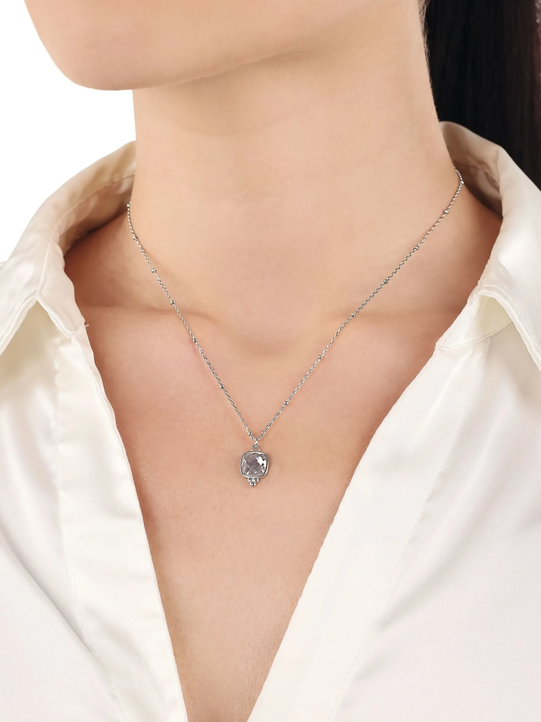 amor Damen Kette mit Anhänger in silber