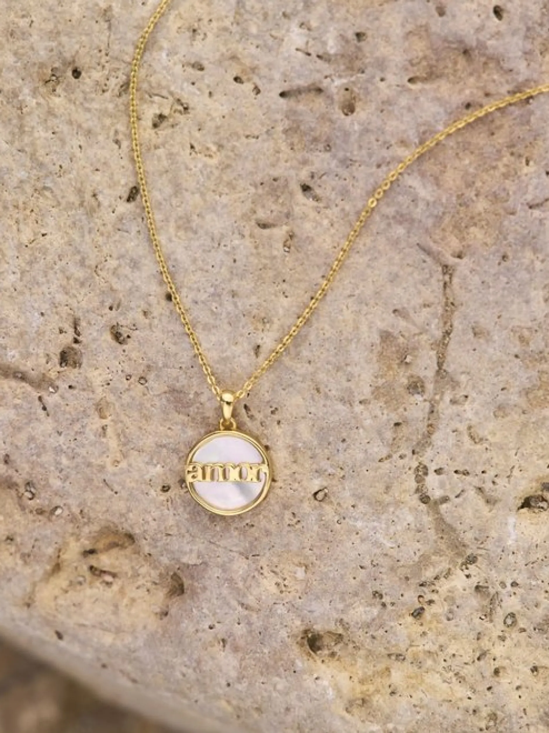 amor Damen Kette mit Anhänger in gold