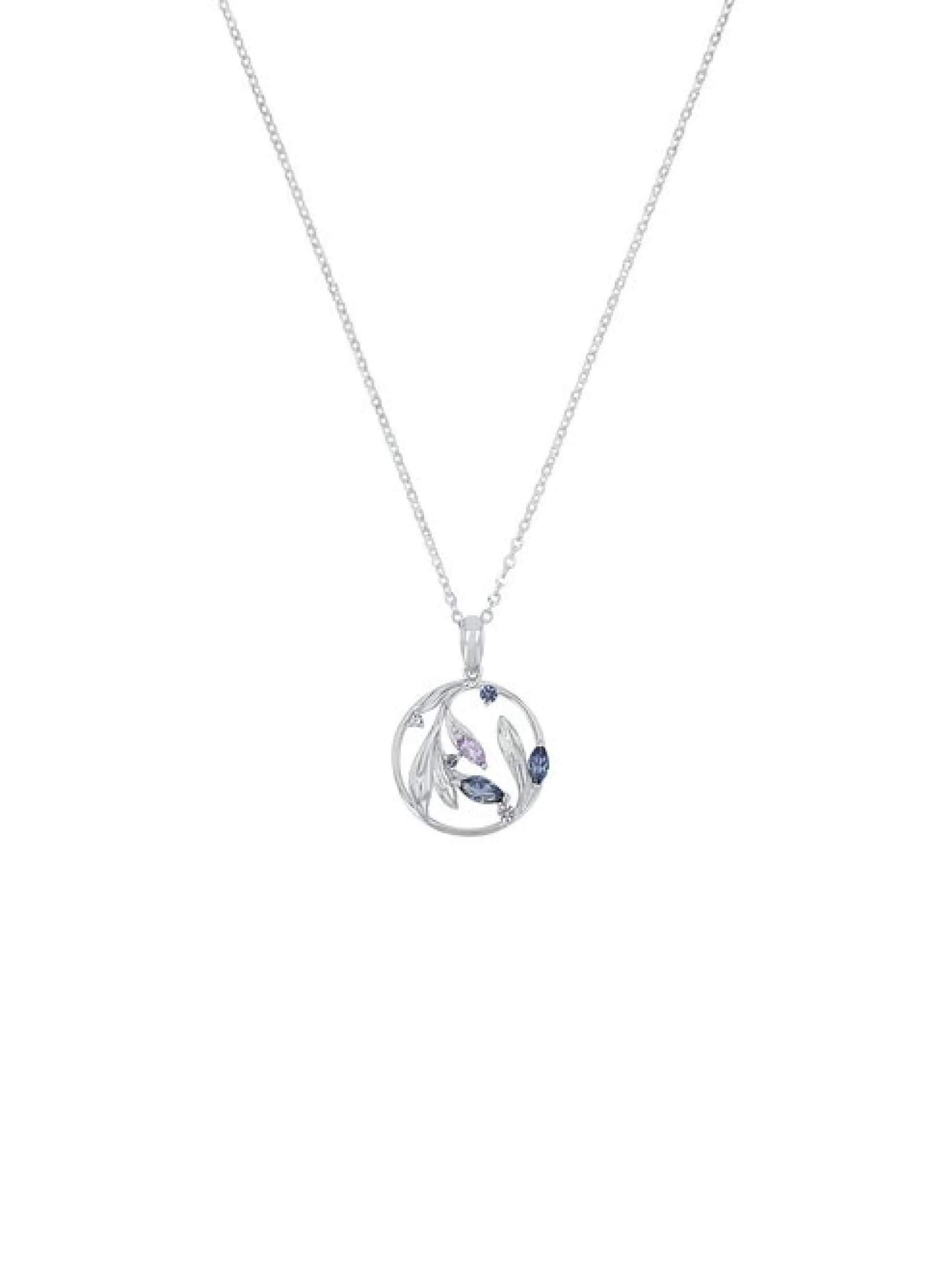 amor Damen Kette mit Anhänger in blau