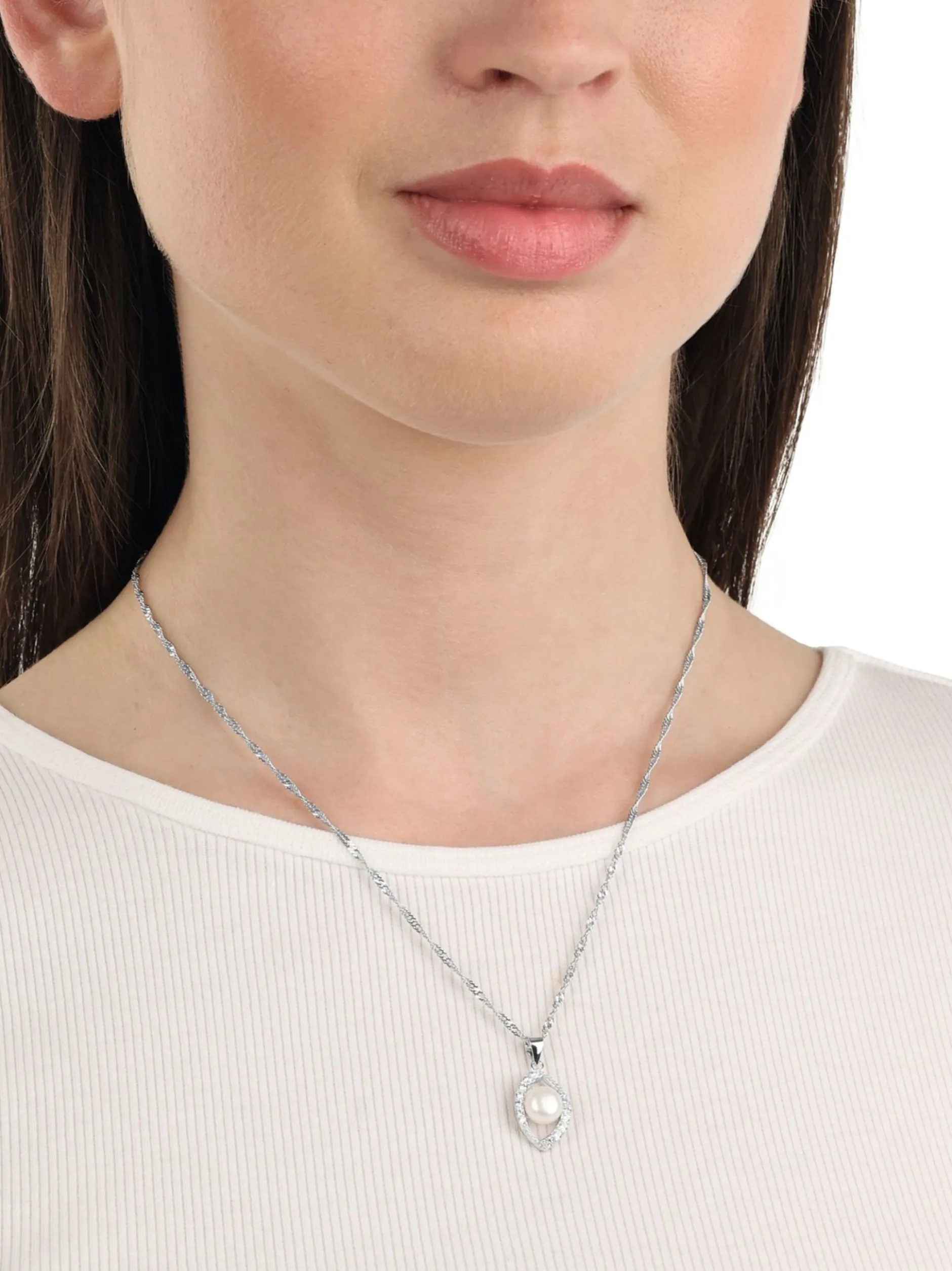 amor Damen Kette mit Anhänger in silber