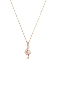 amor Damen Kette mit Anhänger in roségold