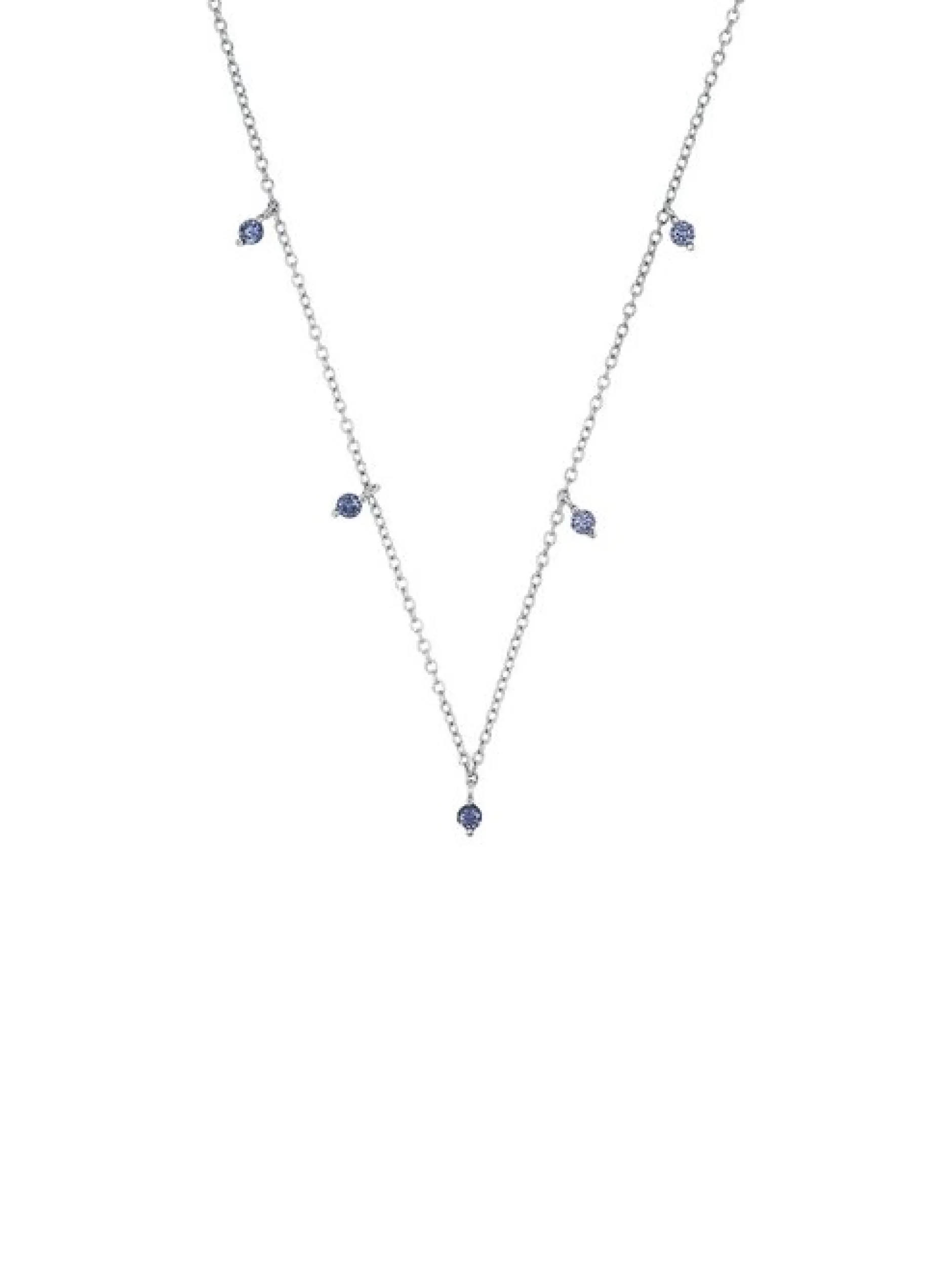 amor Damen Kette mit Anhänger in blau