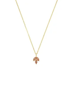amor Damen Kette mit Anhänger in orange