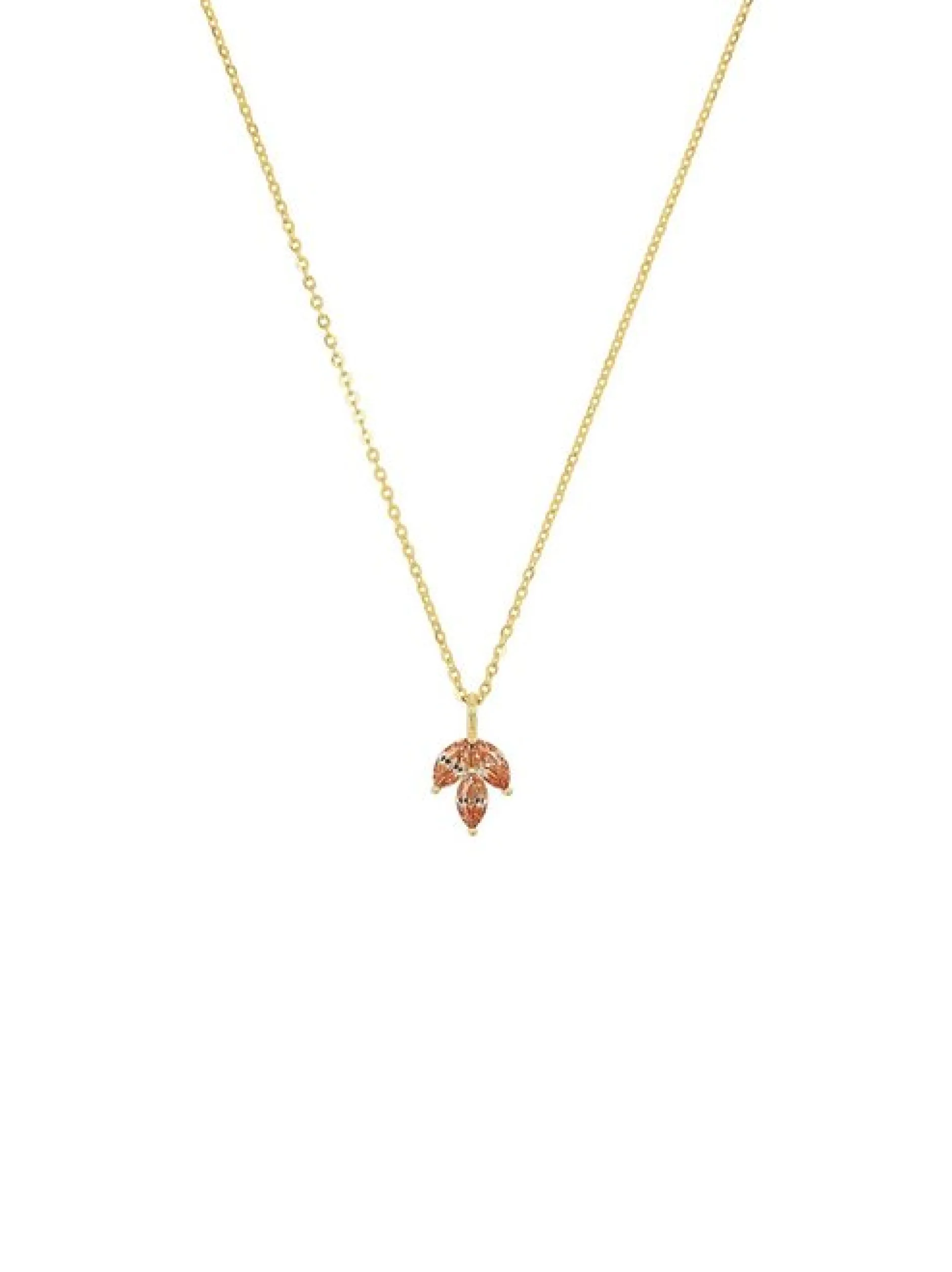 amor Damen Kette mit Anhänger in orange