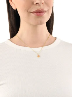 amor Damen Kette mit Anhänger in orange