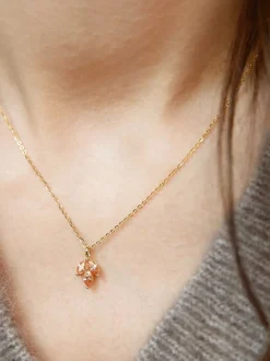 amor Damen Kette mit Anhänger in orange