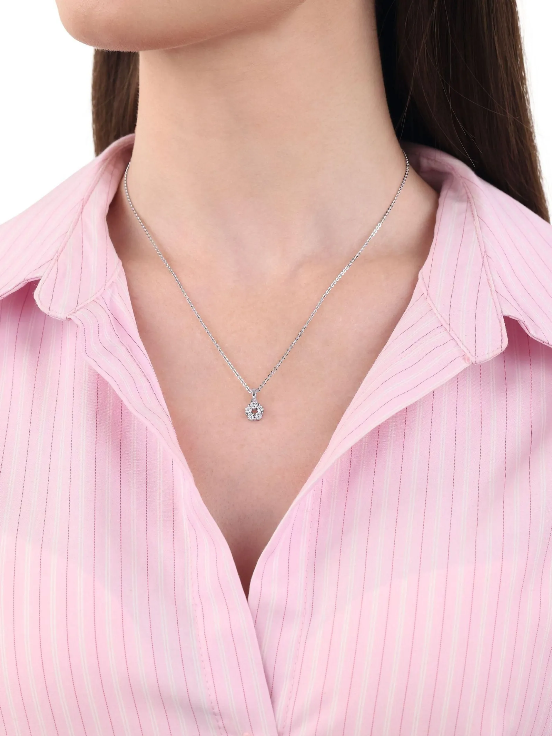 amor Damen Kette mit Anhänger in silber