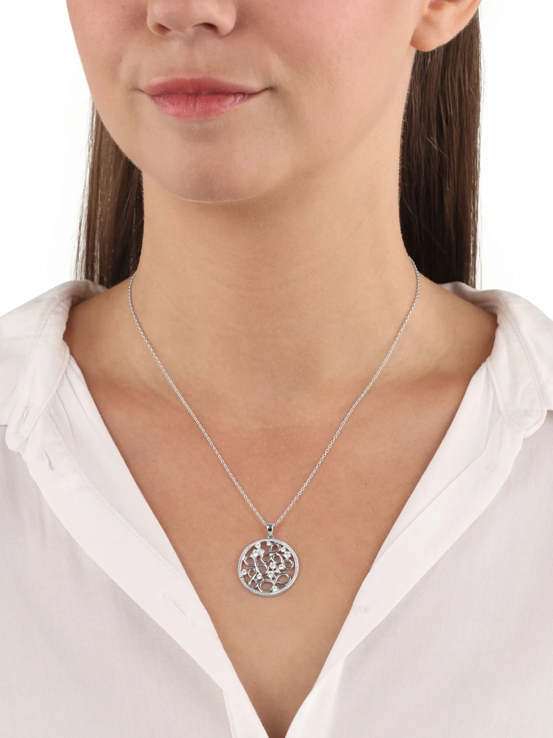 amor Damen Kette mit Anhänger in silber
