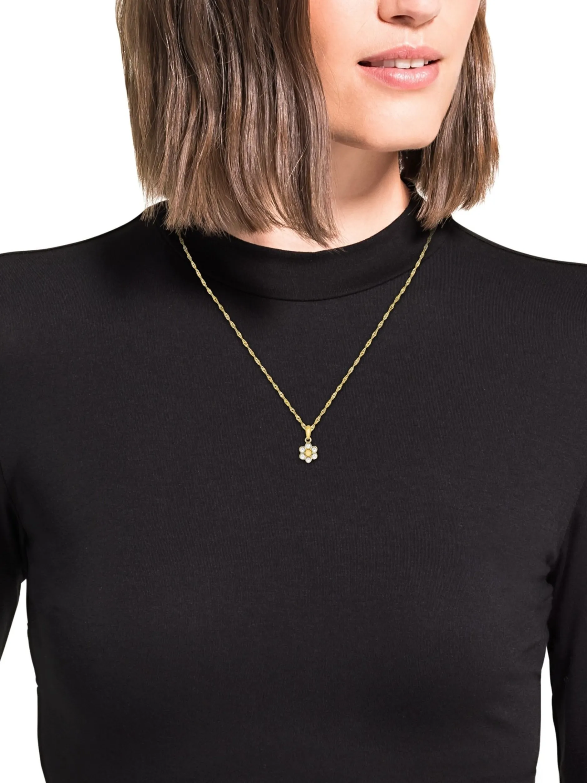 amor Damen Kette mit Anhänger in gold