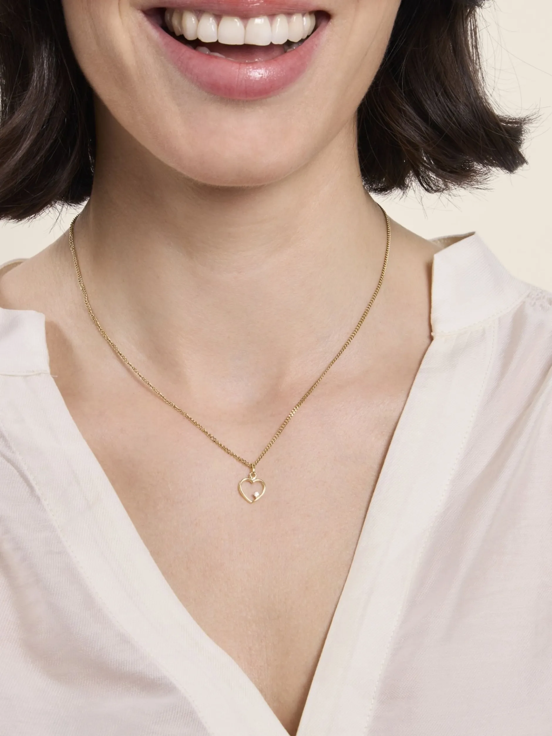 amor Damen Motivanhänger in gold