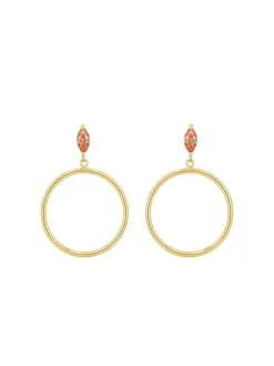 amor Damen Ohrhänger in orange