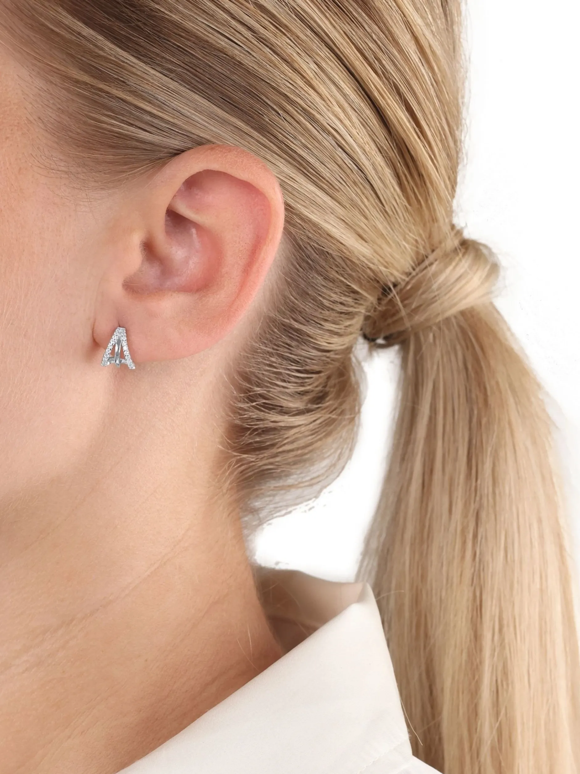 amor Damen Ohrstecker in silber