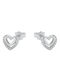 amor Damen Ohrstecker in silber