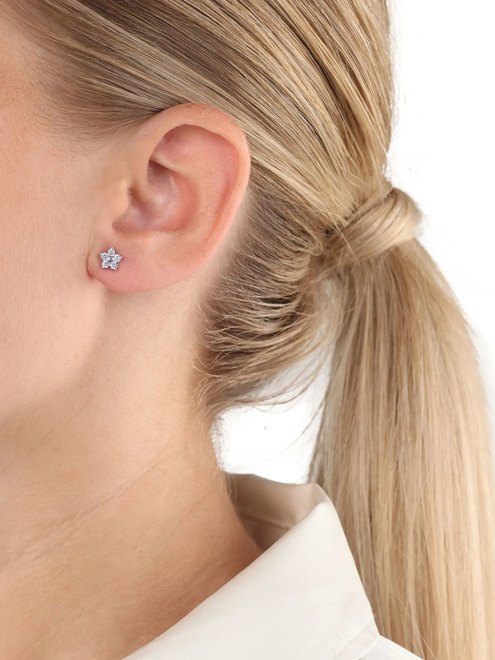 amor Damen Ohrstecker in silber