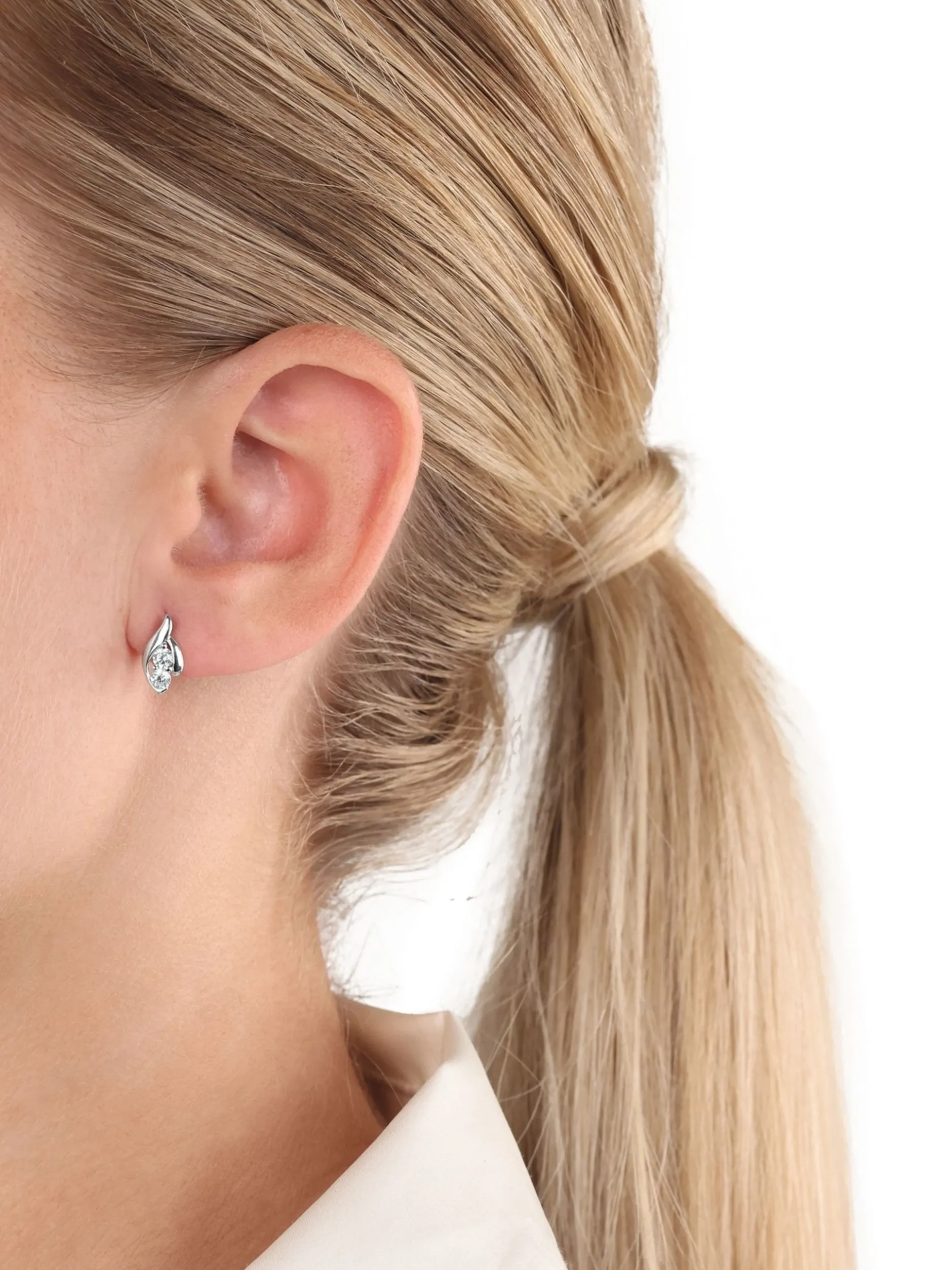 amor Damen Ohrstecker in silber