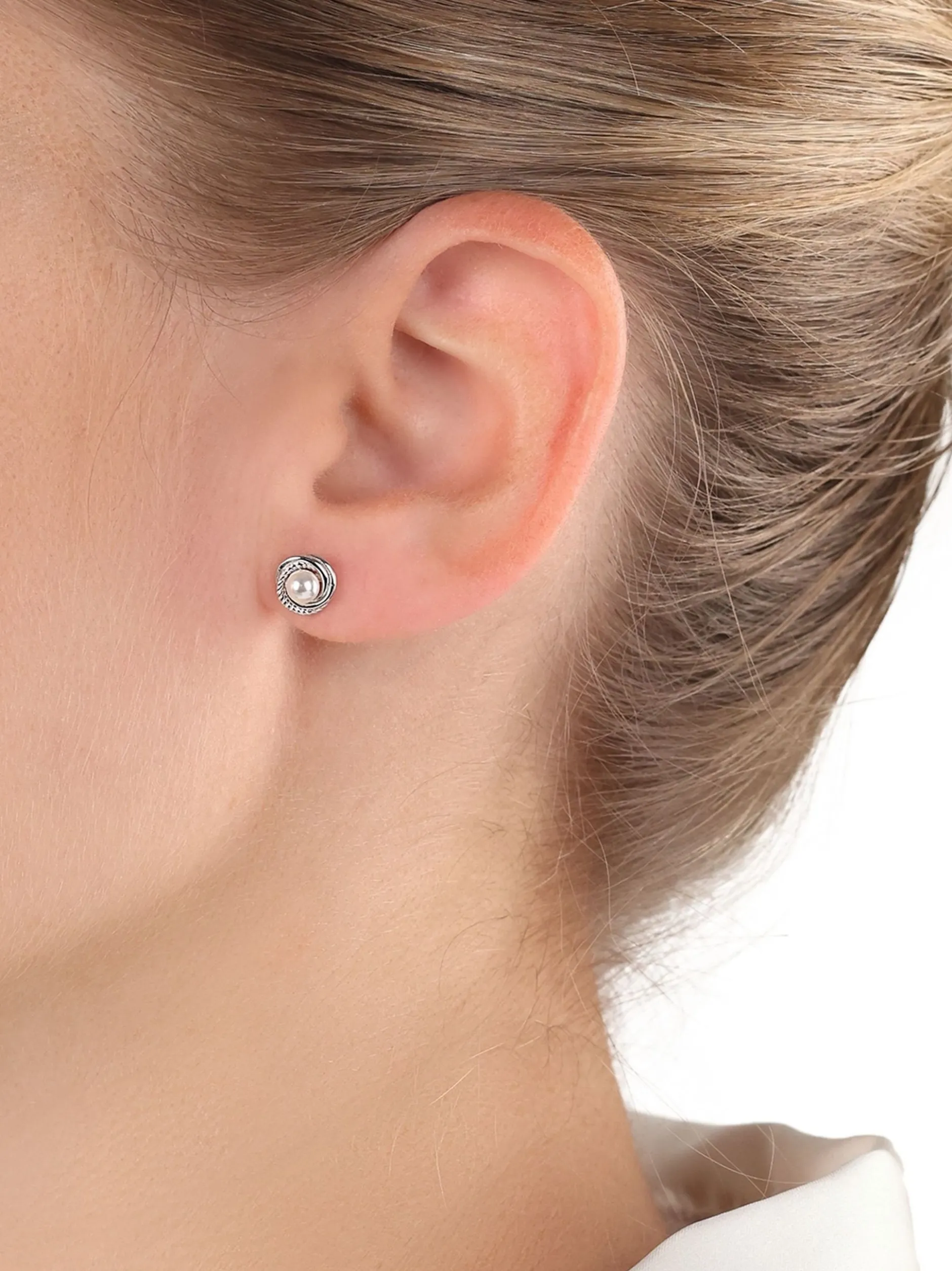amor Damen Ohrstecker in silber