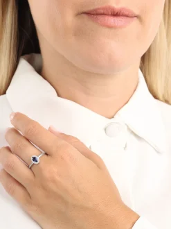 amor Damen Ring in blau