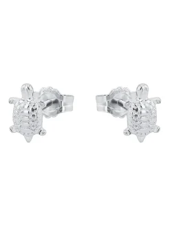 amor Mädchen Ohrstecker in silber