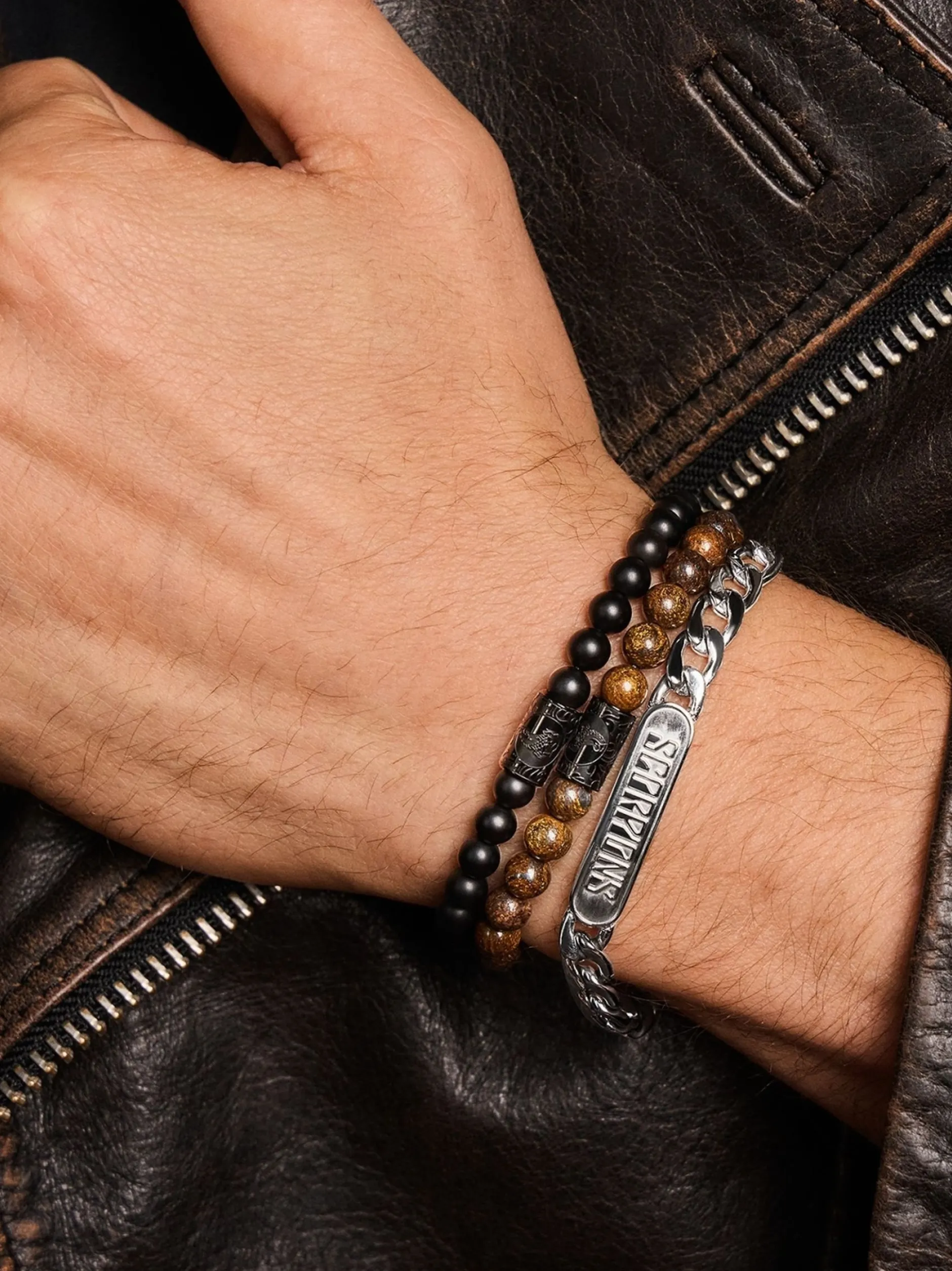 amor Unisex Identarmband in silber