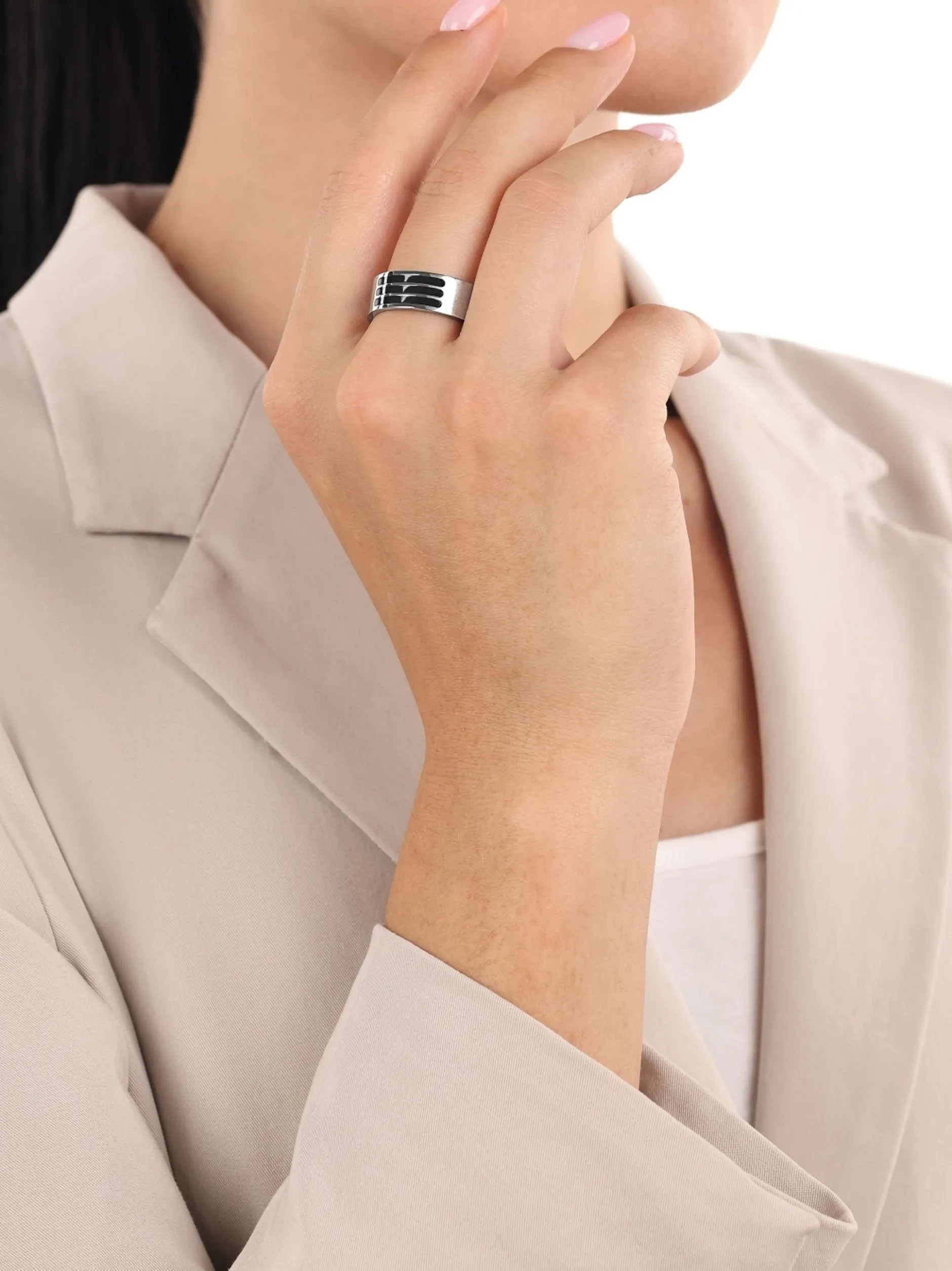 amor Unisex Ring in silber