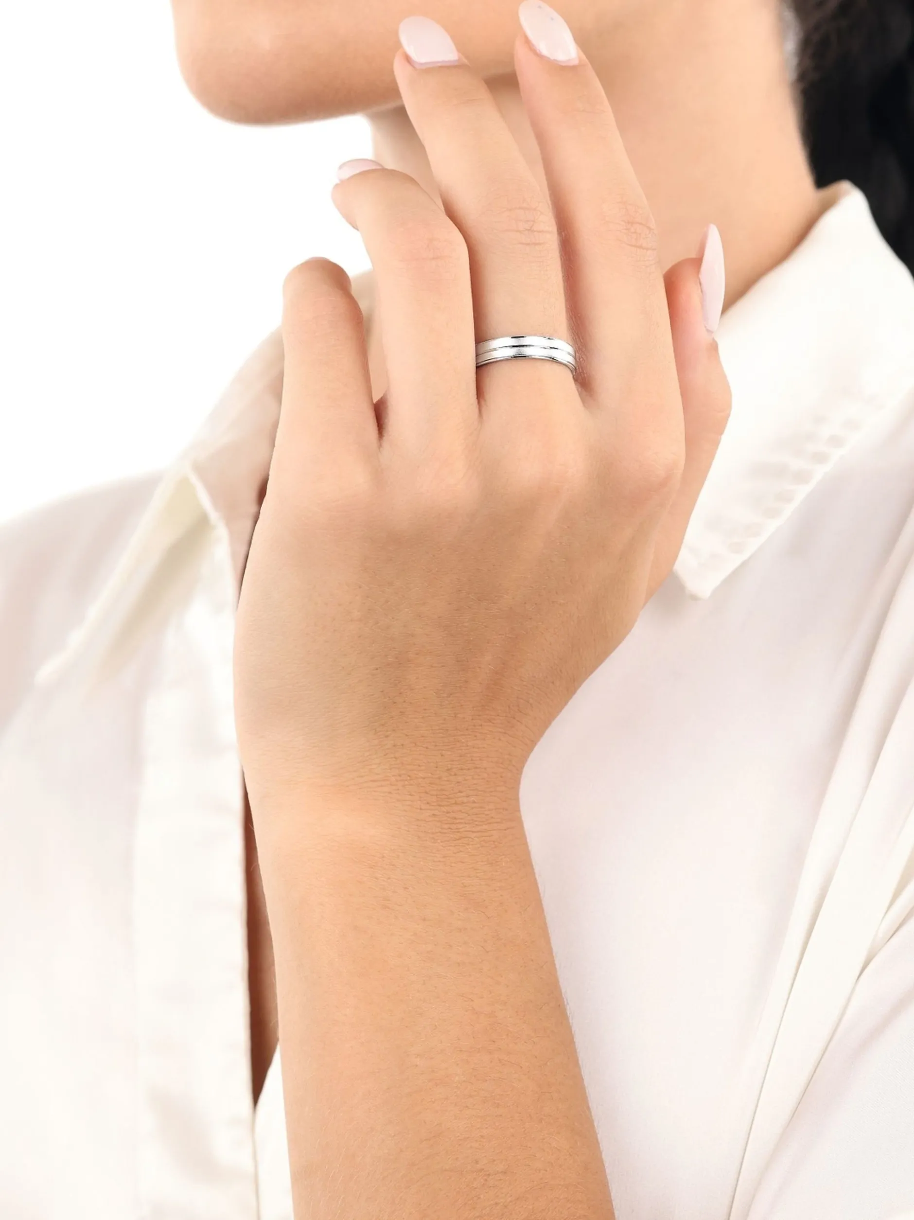 amor Unisex Ring in silber