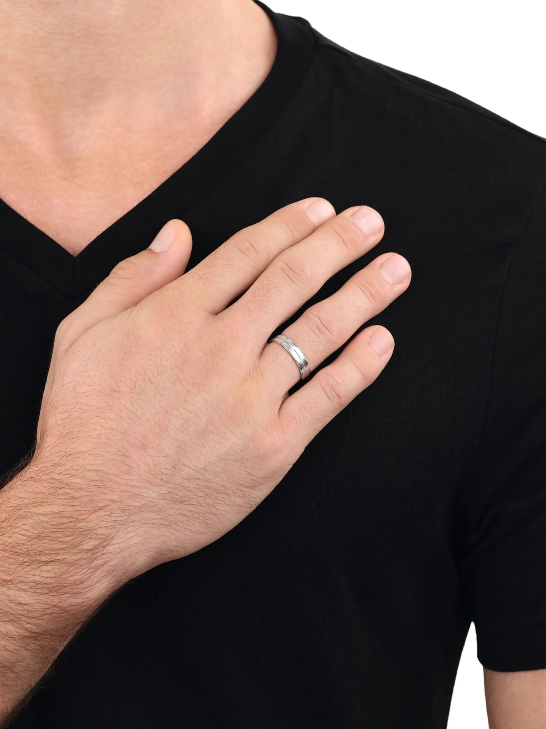 amor Unisex Ring in silber