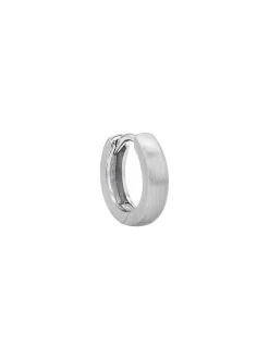 amor Unisex Single Creole in silber