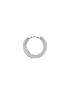 amor Unisex Single Creole in silber
