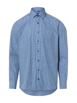 Andrew James Herren Businesshemd in indigo hellblau