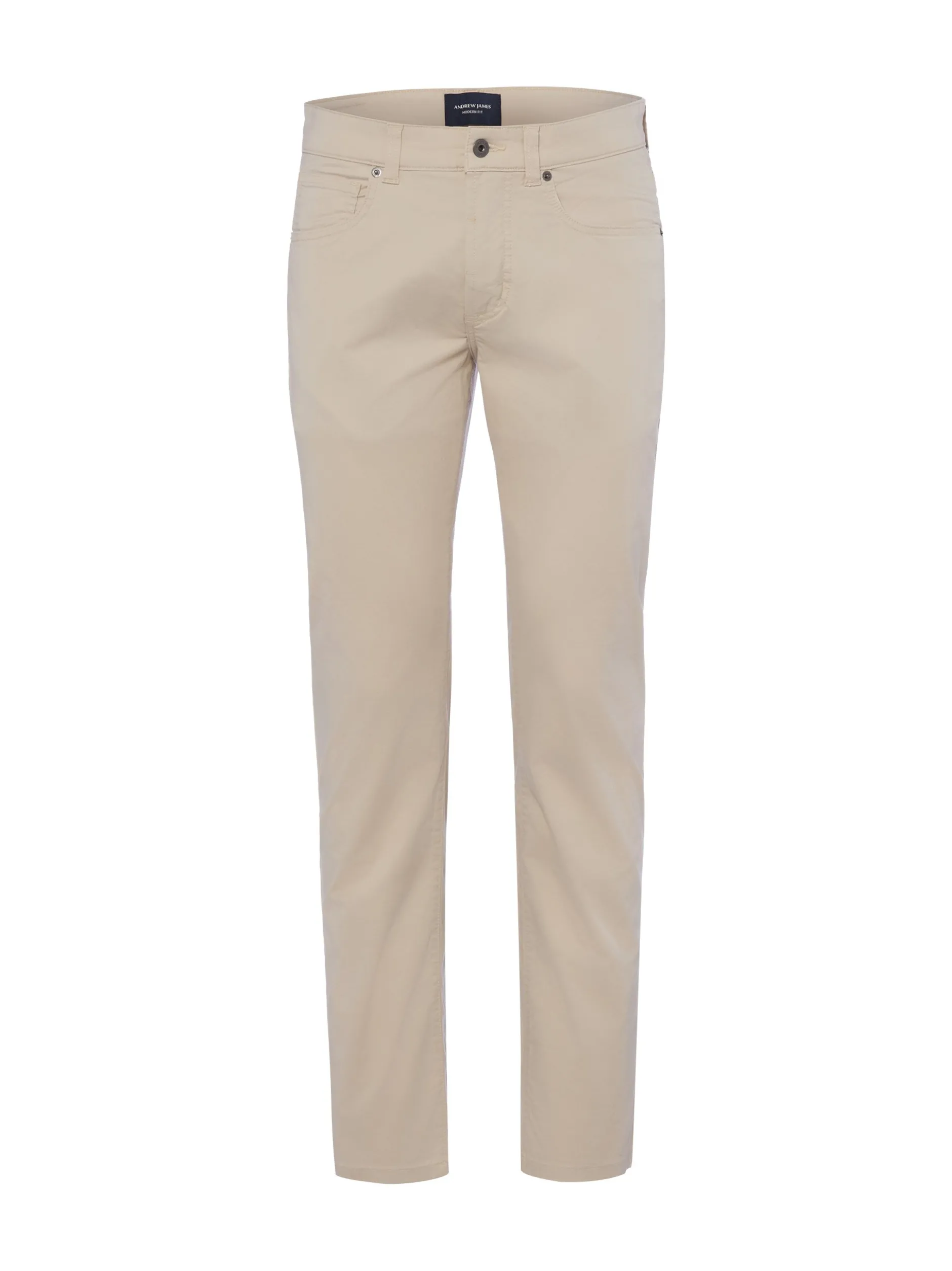 Andrew James Herren Five-Pocket-Hose - Modern Fit in beige
