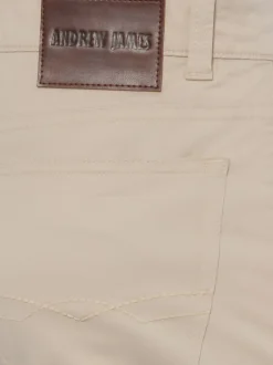 Andrew James Herren Five-Pocket-Hose - Modern Fit in beige